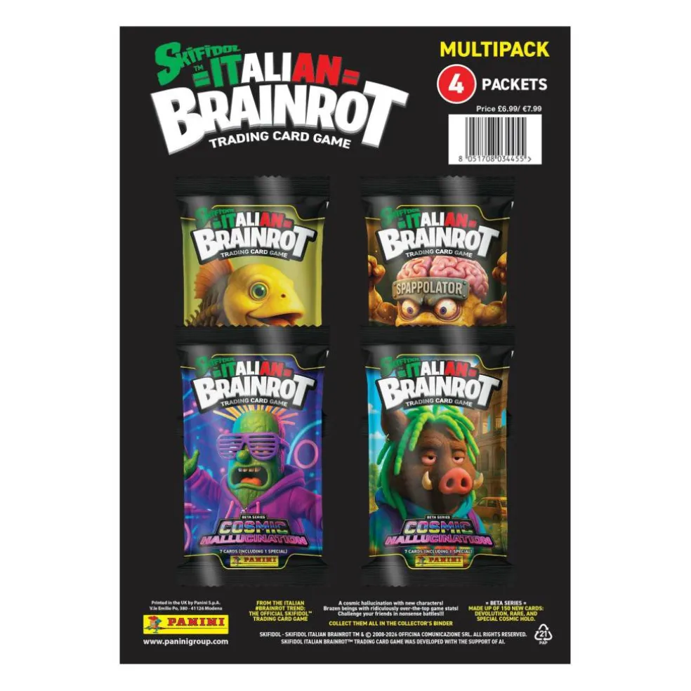 Italian Brainrot Cosmic Hallucination Trading Card Collection Multipack
