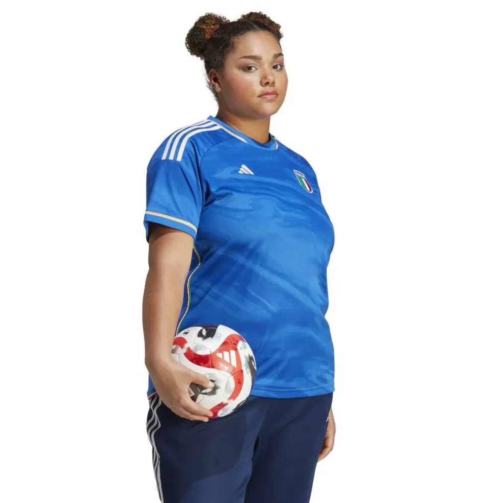 Italy Home Shirt 2023 Womens Plus Size