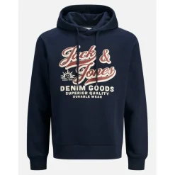 Jack 2 Colour Hoodie Mens Plus Size