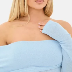 Jersey Long Sleeve Bardot Top