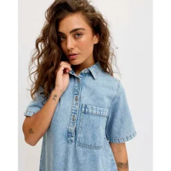 JJXX Sht Denim Dress Ld62