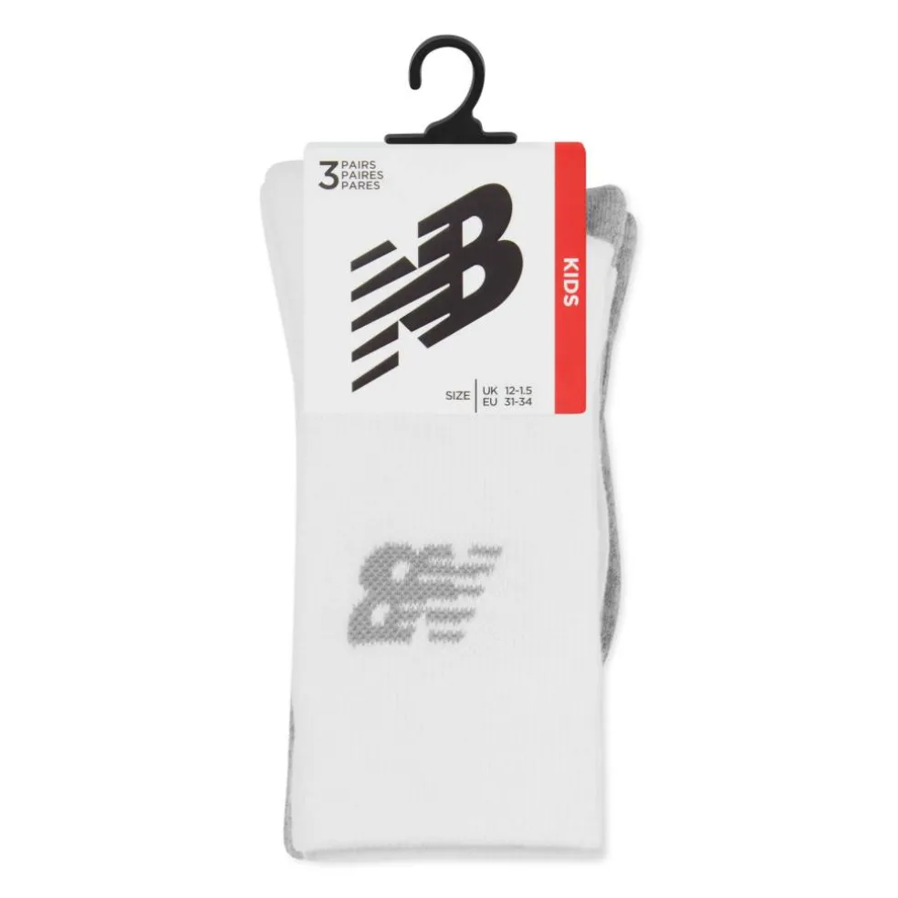 Kids 3 Pack of Crew Socks