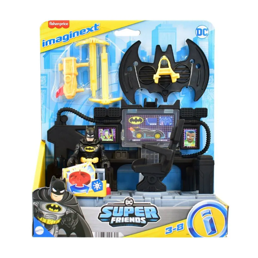 Kids' Imaginext Super Friends Bat Command Center Action Figures
