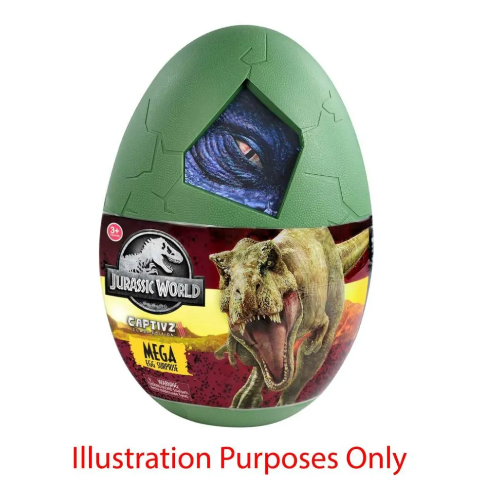 Kids' Jurassic World Captivz Mega Egg Action Figures