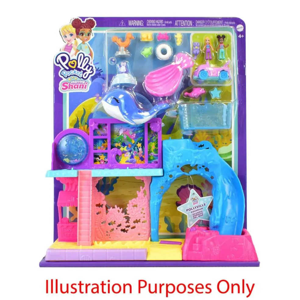 Kids' Polly Pocket Aquarium Playset Doll Set