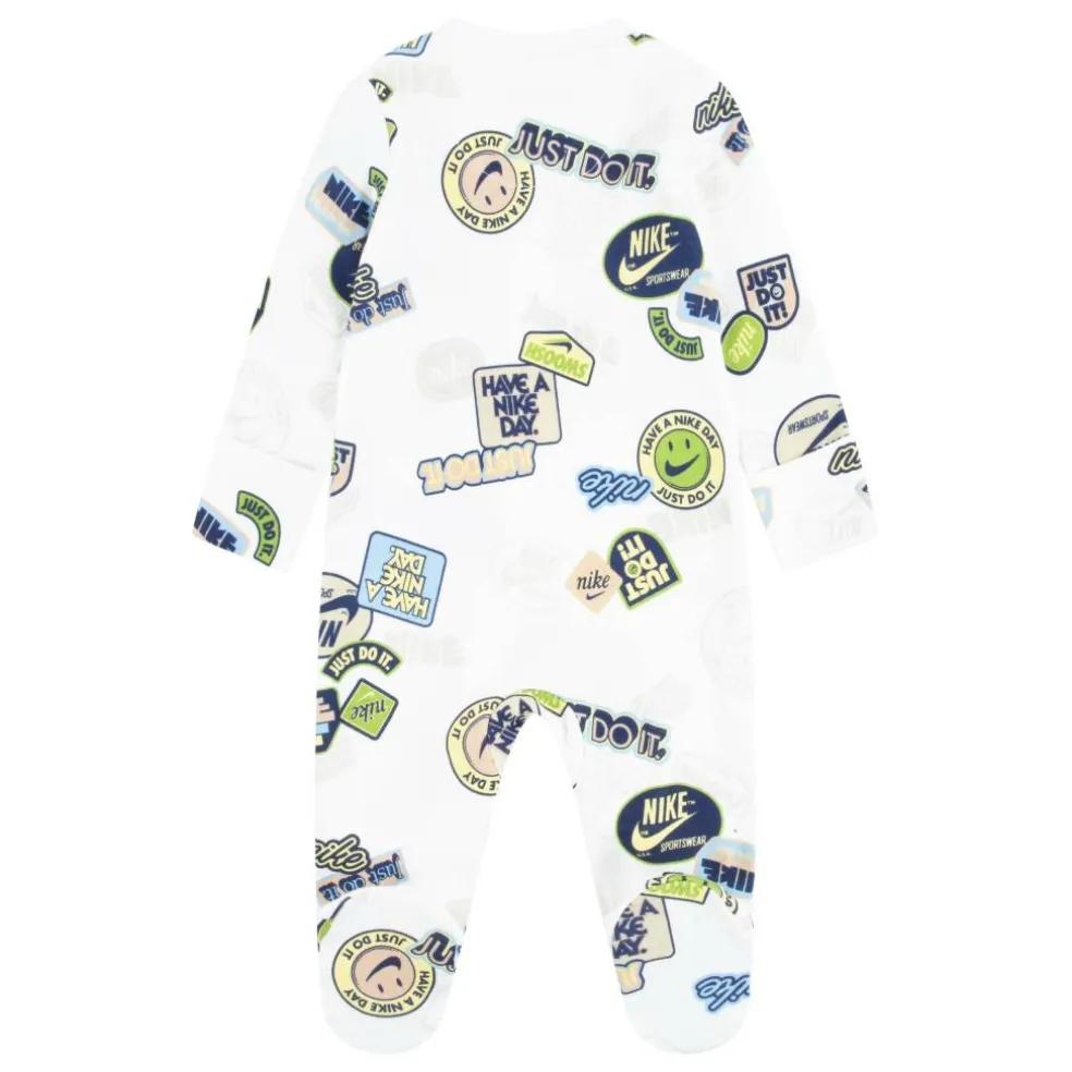 Kids' AOP Footed Coverall Onesie