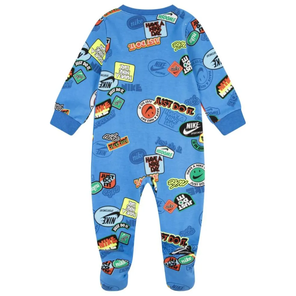 Kids' AOP Footed Coverall Onesie