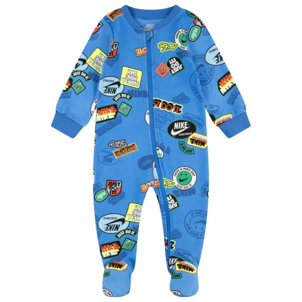 Kids' AOP Footed Coverall Onesie