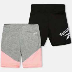 Kids' Black Fleece Jogger Shorts