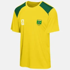 Kids Brazil FIFA World Cup 2026 Short Sleeve T-Shirt