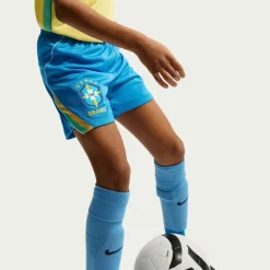 Kids Brazil Home World Cup Football Shorts 2026