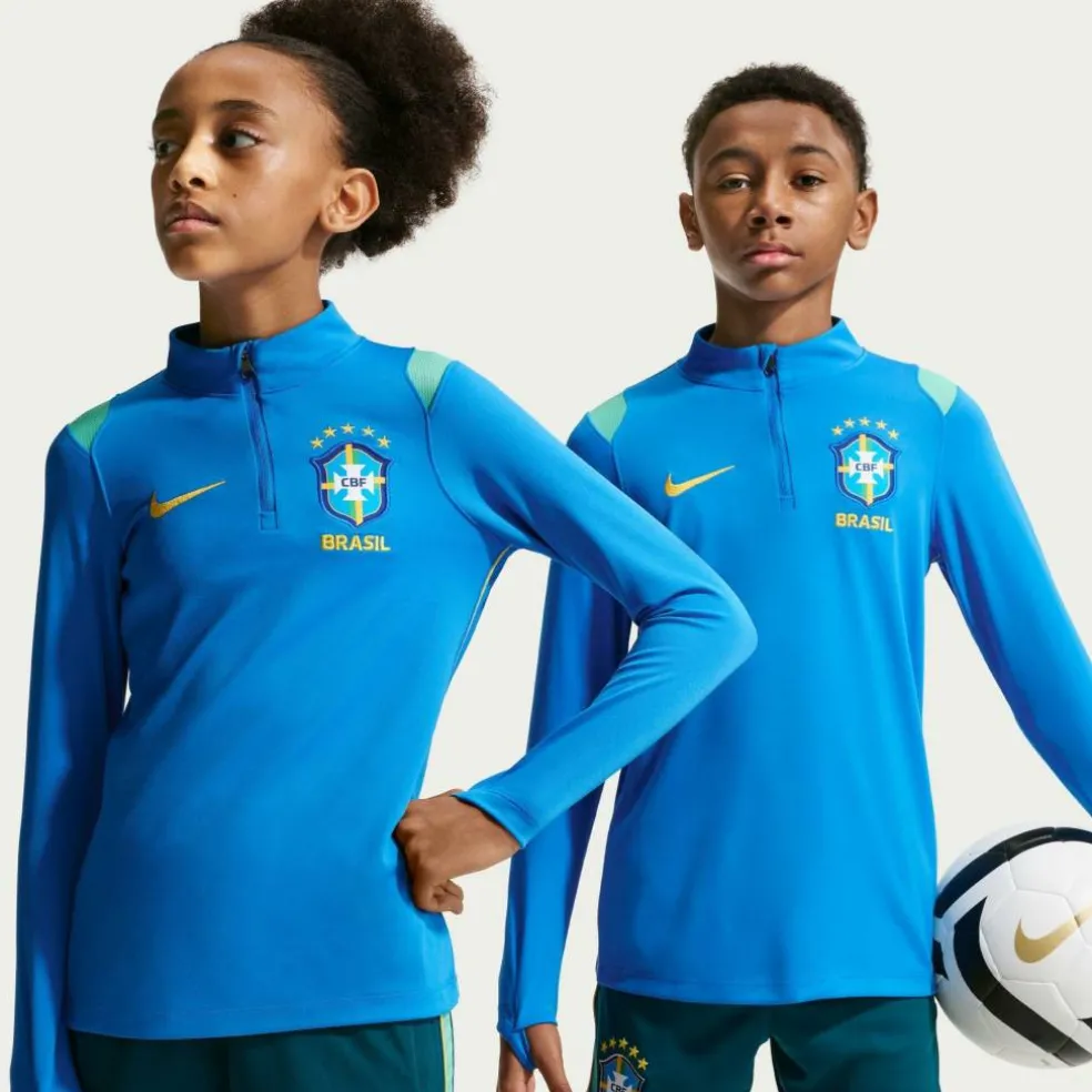 Kids' Brazil International Licensed Drill Top