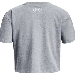 Kids' Cropped Short-Sleeve Performance Gym Top