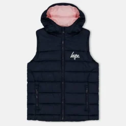 Kids' Detachable Hood Gilet