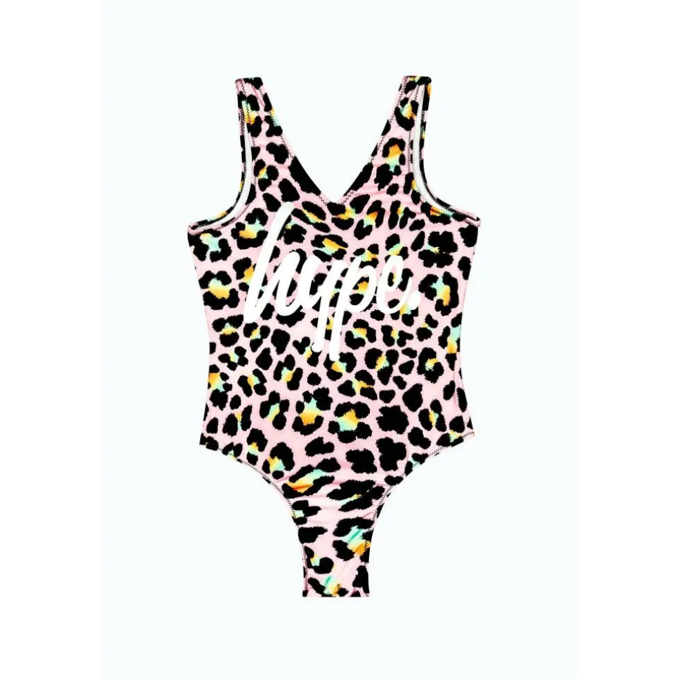 Kids' Disco Leopard One Piece Swimsuit