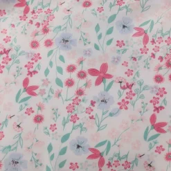 Kids Enchanted Blossom Pink Floral Hooded Long Sleeve Anorak