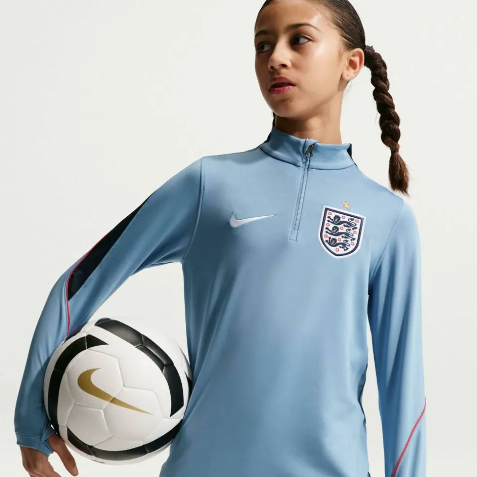 Kids' England International Licensed Drill Top