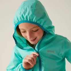 Kids Lever II Packable Reflective Long Sleeve Waterproof Jacket