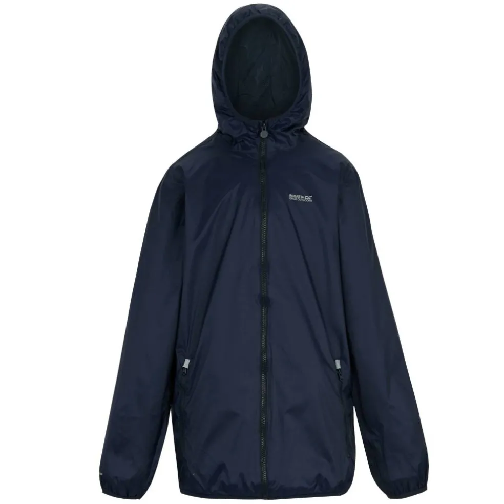 Kids Lever II Packable Reflective Long Sleeve Waterproof Jacket