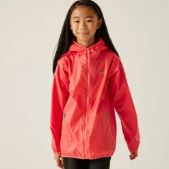 Kids Lever II Packable Reflective Long Sleeve Waterproof Jacket