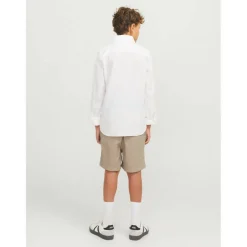 Kids' Linen Woven Tracksuit Shorts