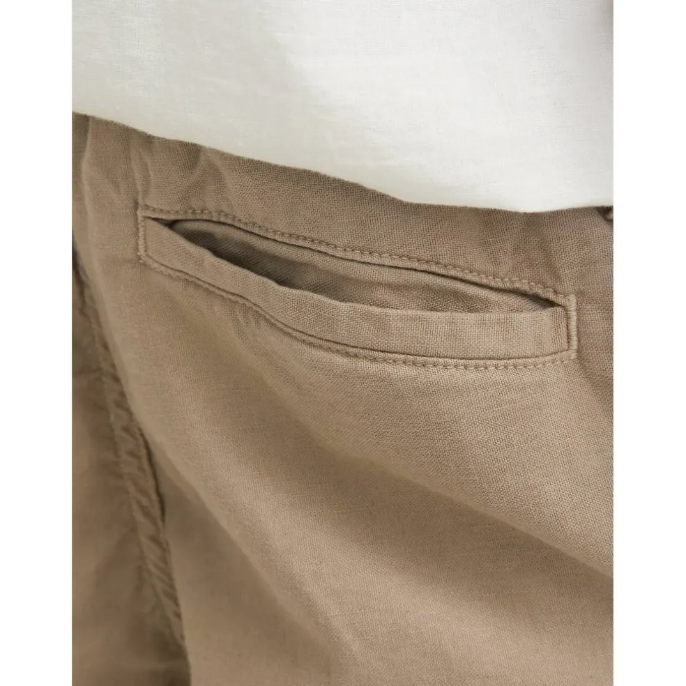 Kids' Linen Woven Tracksuit Shorts