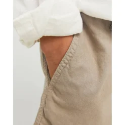 Kids' Linen Woven Tracksuit Shorts