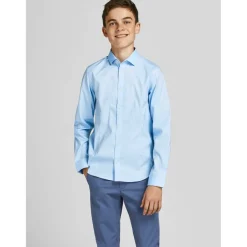Kids' Long-Sleeve Plain Shirt