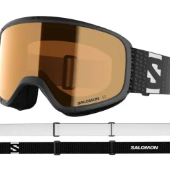 Kids' Lumi Access Orange Ski Goggles