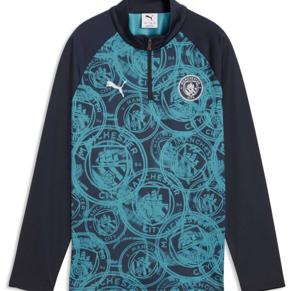 Kids Manchester City Licensed Drill Top 2025 2026
