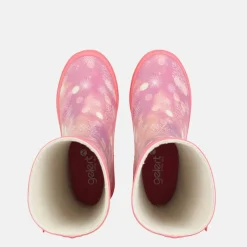 Kids' Marble Waterproof Rubber Sole Wellingtons