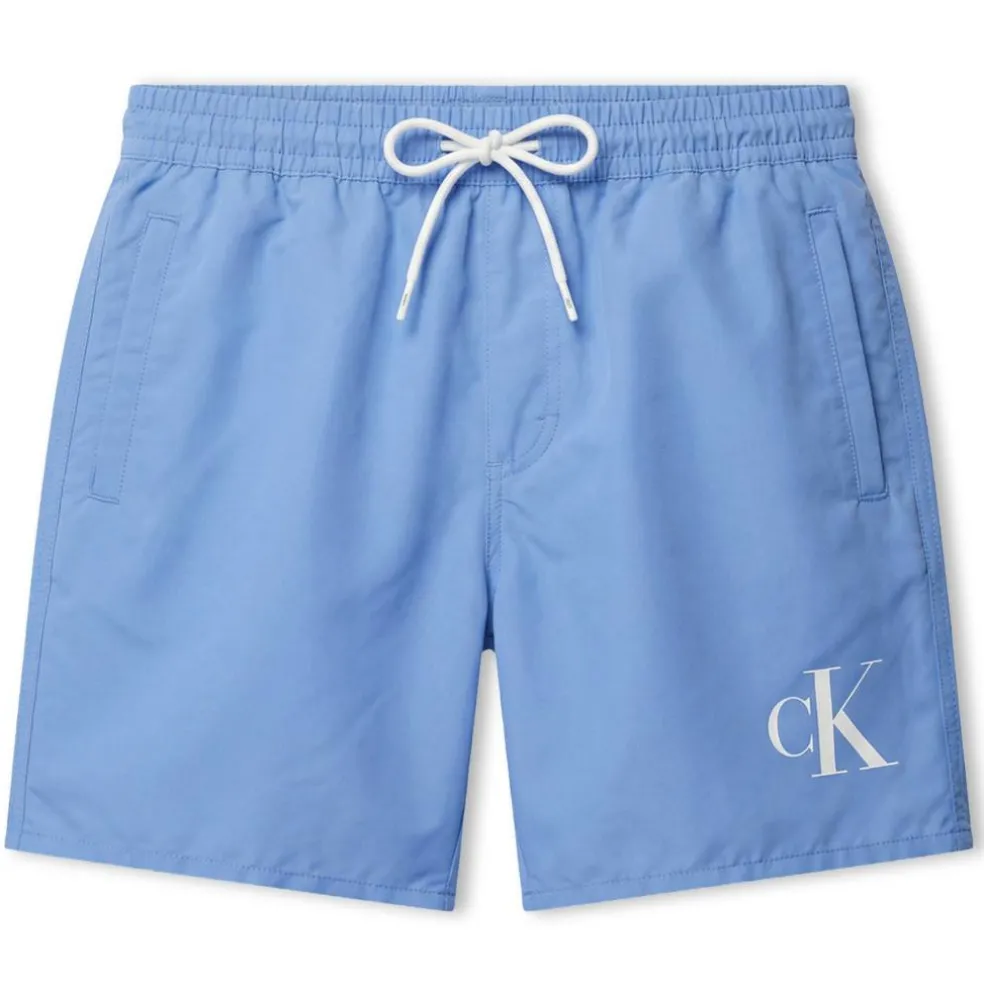 Kids' Medium Drawstring Swim Shorts