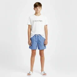 Kids' Medium Drawstring Swim Shorts