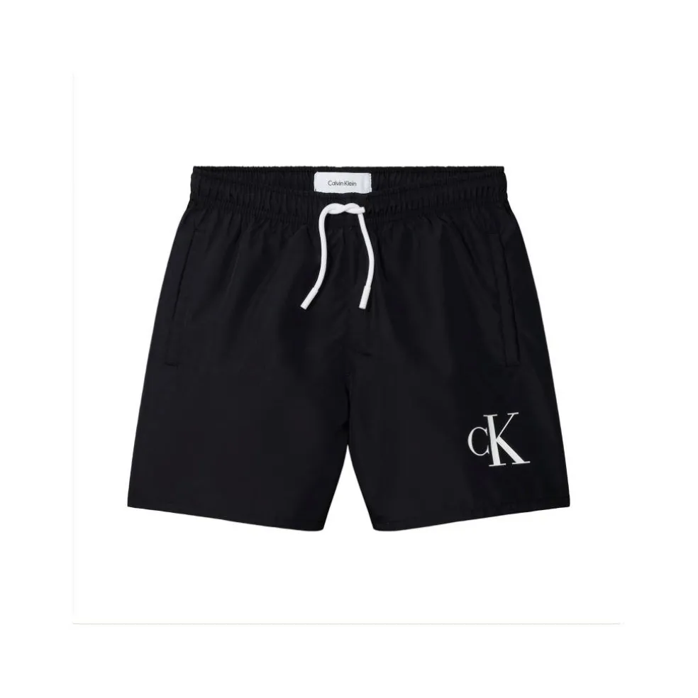 Kids' Medium Drawstring Swim Shorts