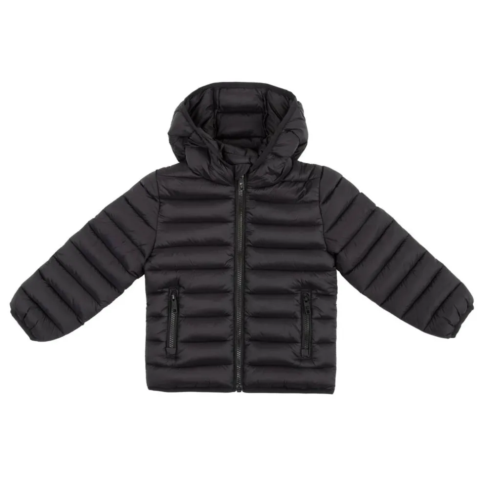 Kids' Micro Bubble Long Sleeve Short Puffer Jacket