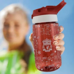 Kids' 480ml Plastic Football Water Bottle