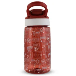 Kids' 480ml Plastic Football Water Bottle