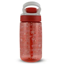 Kids' 480ml Plastic Football Water Bottle