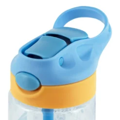 Kids' 480ml Plastic Football Water Bottle