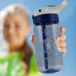 Kids' 480ml Plastic Football Water Bottle
