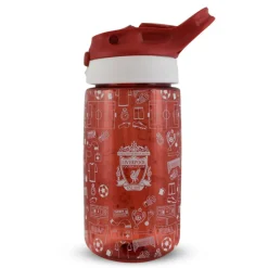 Kids' 480ml Plastic Football Water Bottle