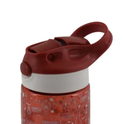 Kids' 480ml Plastic Football Water Bottle