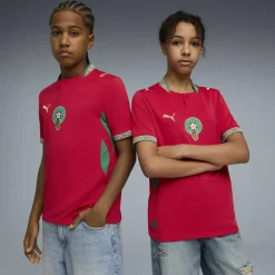 Kids Morocco Home Shirt World Cup 2026
