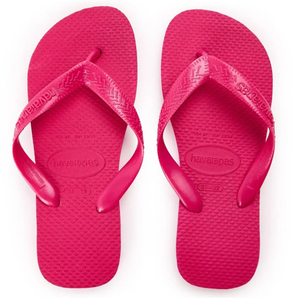 Kids' Pink Electric Flip Flops