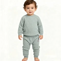 Kids' Pointelle Cotton Long Sleeve Pyjama Set