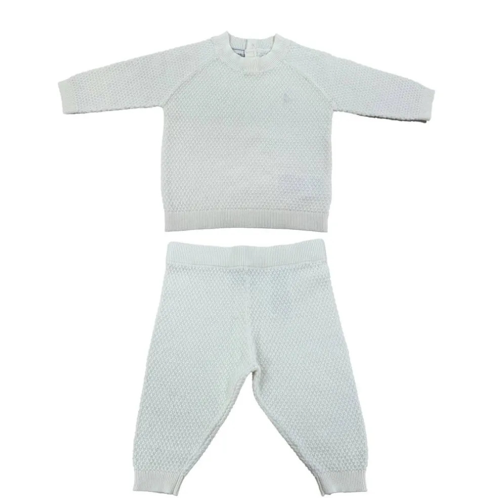 Kids' Pointelle Cotton Long Sleeve Pyjama Set