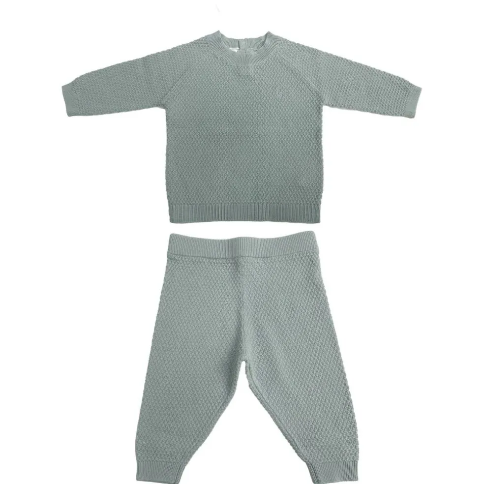 Kids' Pointelle Cotton Long Sleeve Pyjama Set