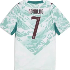 Kids Portugal Away Ronaldo 7 Shirt World Cup 2026