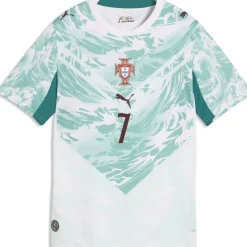 Kids Portugal Away Ronaldo 7 Shirt World Cup 2026