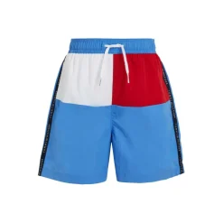 Kids' Quick-Dry Drawstring Swim Shorts